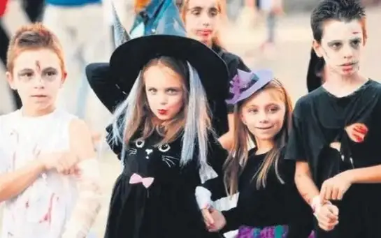 хэллоуин, дети, праздник, костюмы