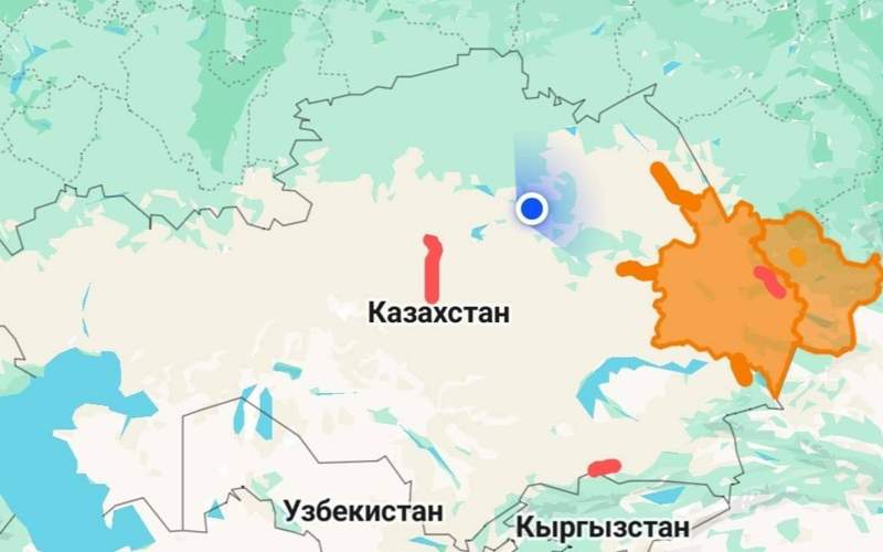 Ограничено автодвижение в восьми регионах РК