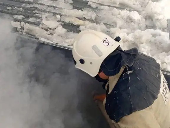 Крыша школы горела в Туркестанской области