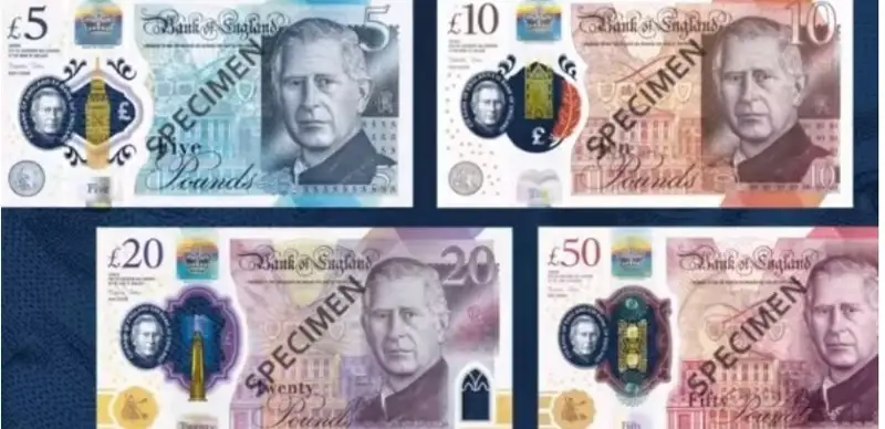 Банкноты с изображением Карла III начнут выпускать в июне