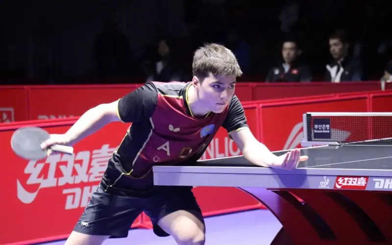 Мужская команда Казахстана установила историческое достижение на ЧМ по настольному теннису