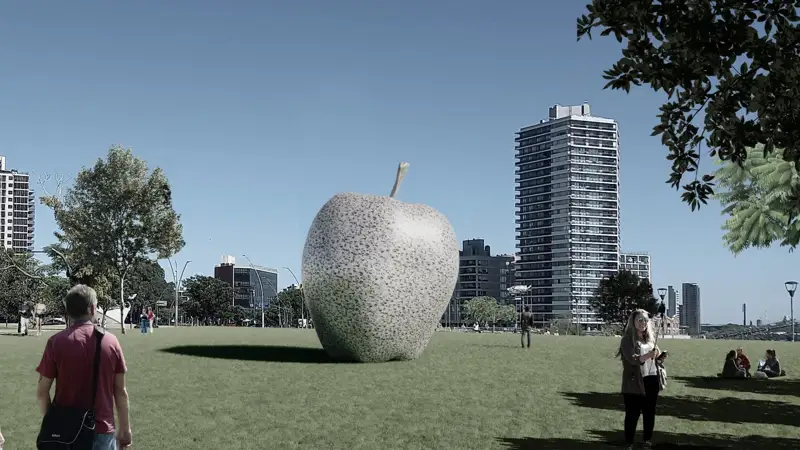 Монумент в форме яблока появится в Аргентине в знак дружбы между Алматы и Росарио