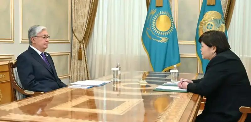 President receives Chairperson of Constitutional Court Elvira Azimova