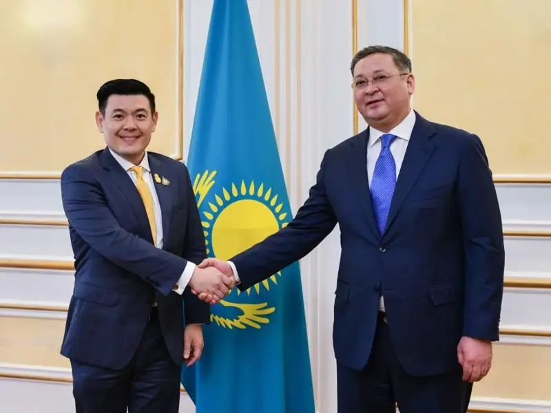 哈国外交部长会见泰国副外长  共同探讨地区与多边框架下的合作
