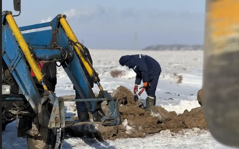Коммунальной авария в Майкаине