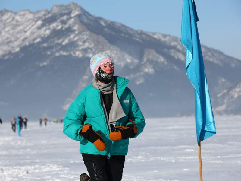 бег на льду