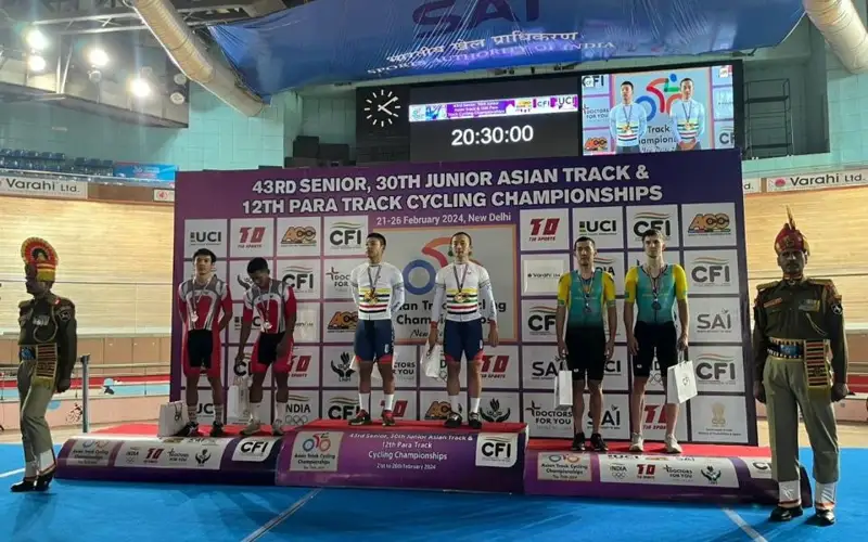 Велотректен Азия чемпионаты: Ел қоржыны тағы бір медальмен толықты