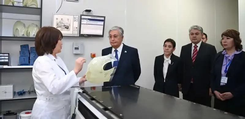 President visits Radiotherapy and Diagnostics Center in Ust Kamenogorsk