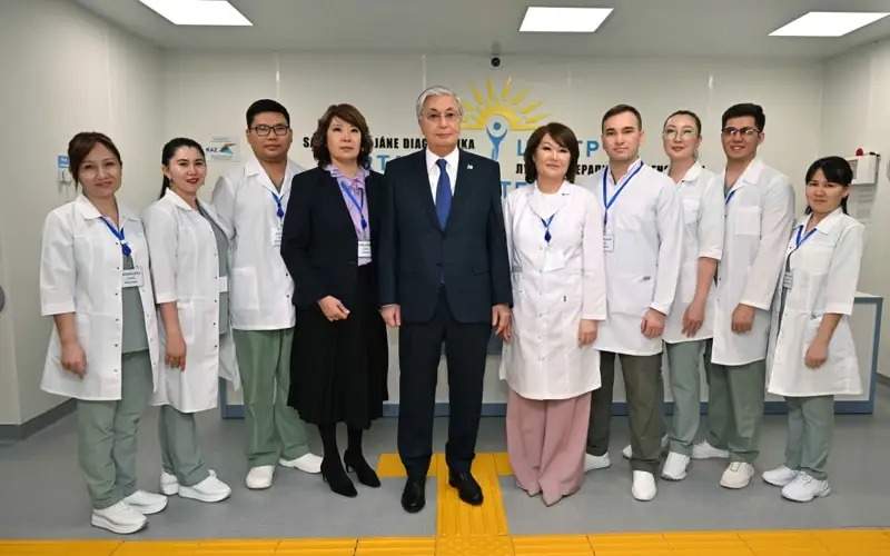 President visits Radiotherapy and Diagnostics Center in Ust Kamenogorsk
