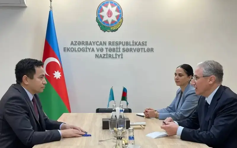 Kazakhstan, Azerbaijan develop cooperation in ecology and natural resources