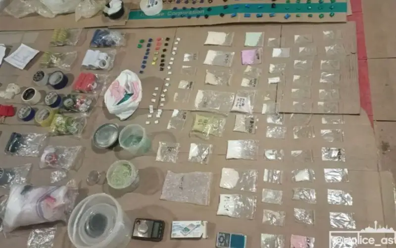 2,5 кг наркотиков изъяли у закладчика в Астане 