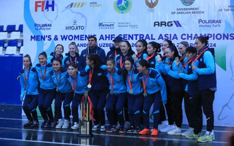 Женская сборная по хоккею на траве — чемпионы Центральной Азии