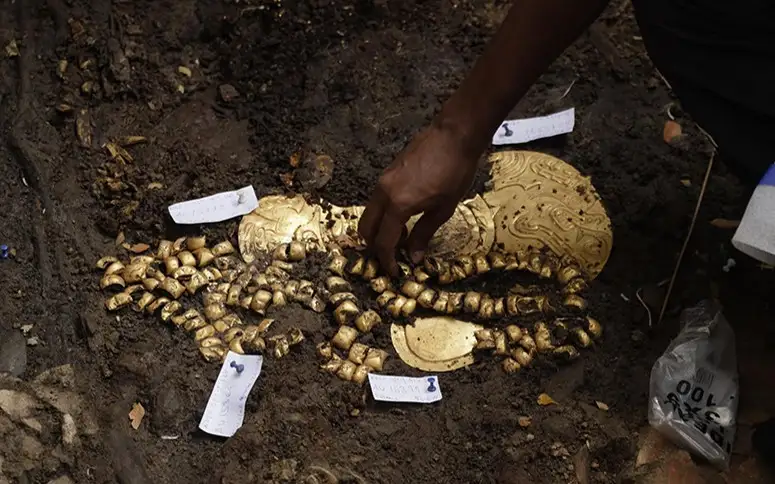 Сокровища нашли в усыпальнице древнего вождя в Панаме