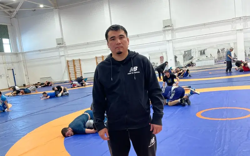 Старший тренер национальной сборной Казахстана по вольной борьбе Самат Жакупов