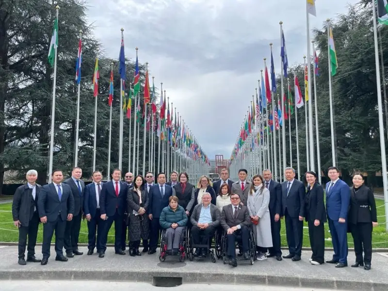 Kazakhstan’s report on rights of persons with disabilities presented in Geneva