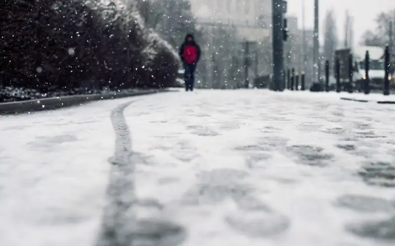 штормовое дождь снег