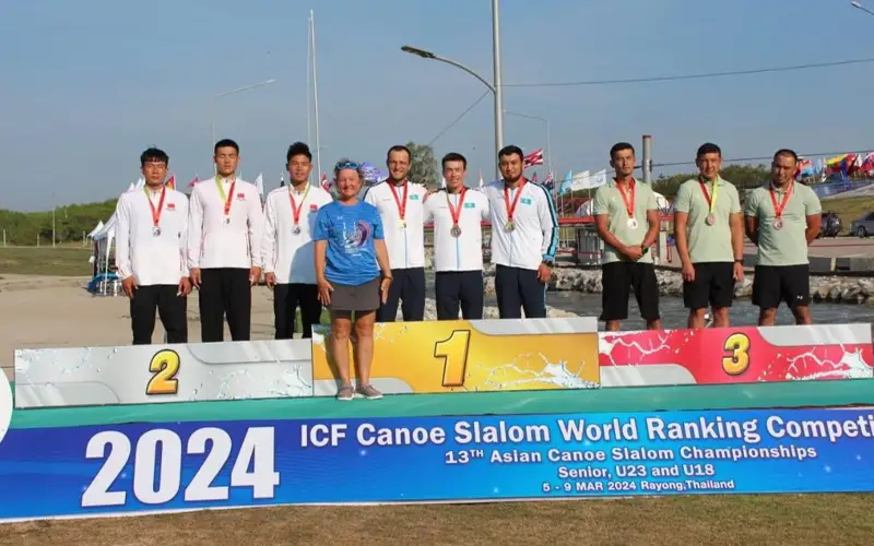 Гребля на байдарках и каноэ: Казахстан выиграл 7 медалей