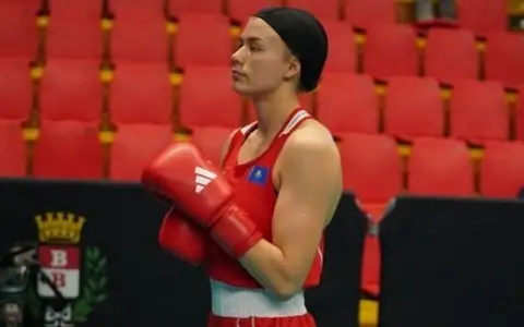 Казахстанская боксерша Наталья Богданова провела второй бой на лицензионном олимпийском турнире