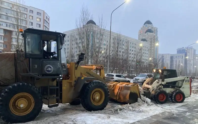 Осадки в виде снега с дождем выпали сегодня в Астане