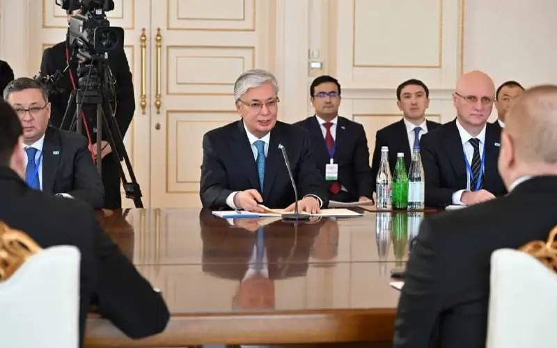 Tokayev takes part in 1st meeting of Supreme Interstate Council of ...