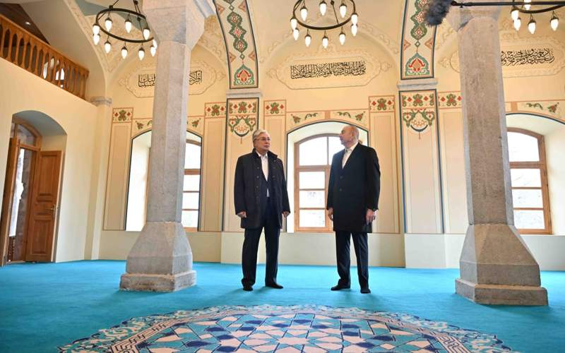 Касым-Жомарт Токаев посетил город Шушу Касым-Жомарт Токаев посетил город Шушу