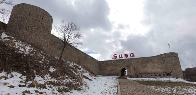 Касым-Жомарт Токаев посетил город Шушу Касым-Жомарт Токаев посетил город Шушу