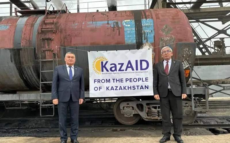 Humanitarian aid from Kazakhstan arrives in Tajikistan Humanitarian aid from Kazakhstan arrives in Tajikistan