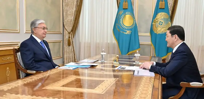 Глава государства принял Генерального прокурора Берика Асылова