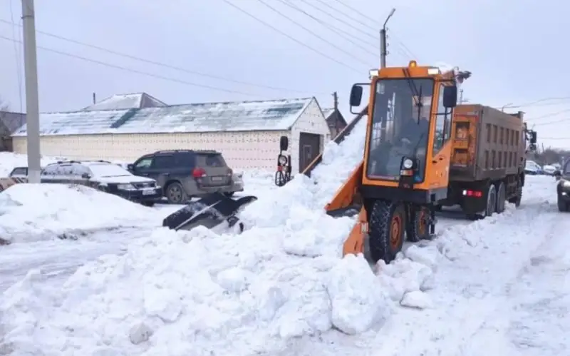 снег Астана