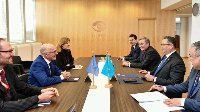 Kazakh FM holds meetings with heads of intl organizations in Vienna