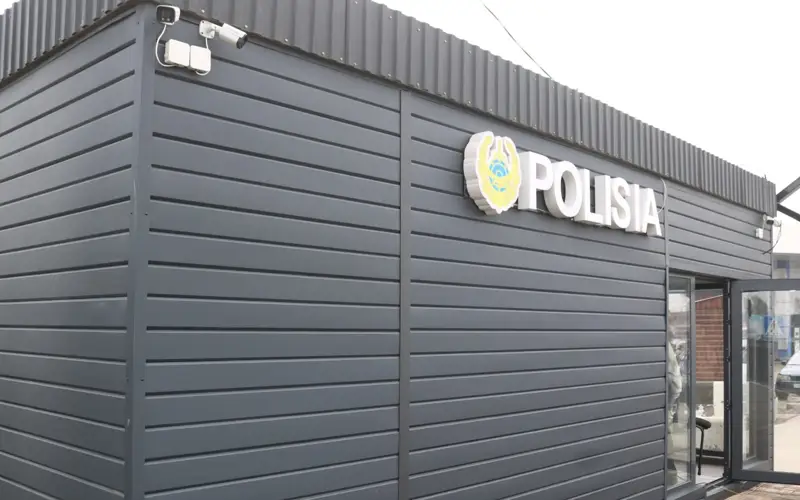 Круглосуточный пост полиции открыли в жамбылском селе Кордай