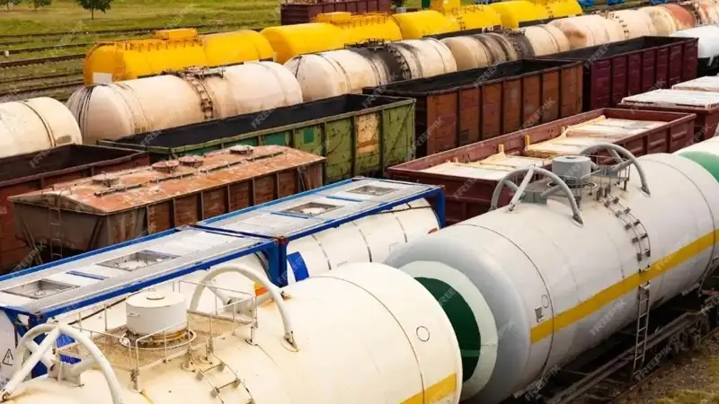 Өткен жылы темір жол көлігімен мұнай өнімдері ең көп тасымалданды