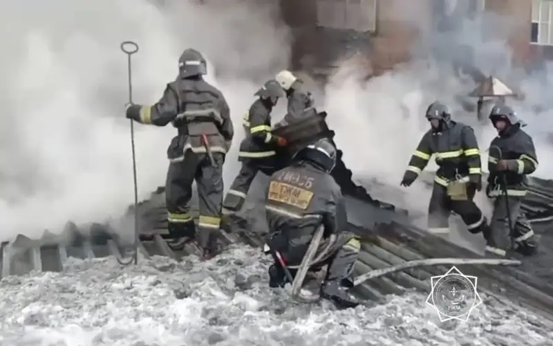 Цех загорелся на территориии горно-обогатительного комплекса в ВКО 