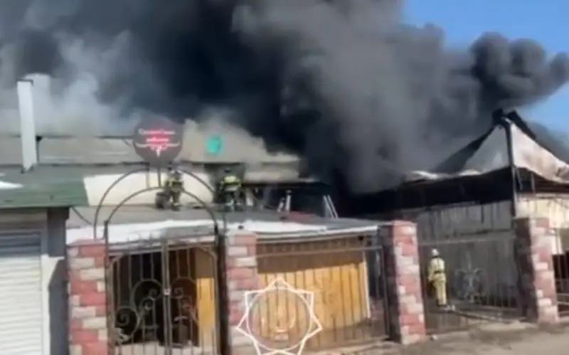 склад, пожар