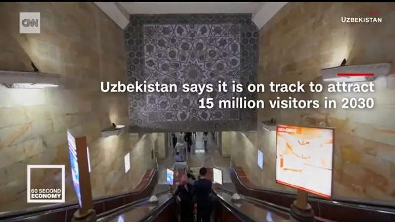 60 Second Economy Uzbekistan video aired on CNN