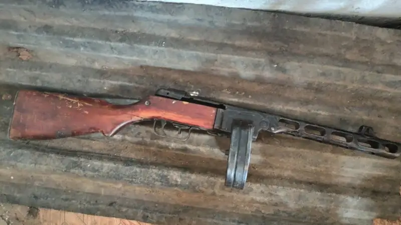 Оружие времен II мировой войны хранил дома акмолинец