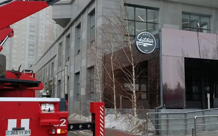 Сауна фитнес-клуба загорелась в Астане