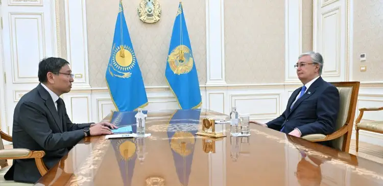 Президент Касым-Жомарт Токаев принял акима города Алматы Ерболата Досаева