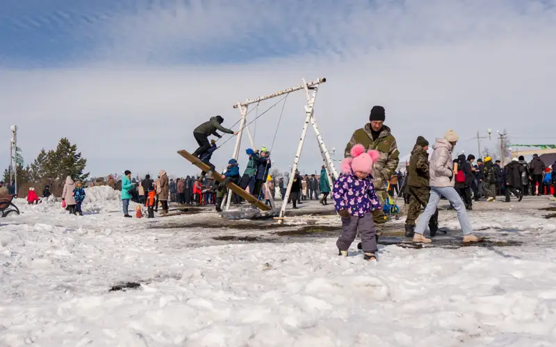 В парке «Достык» города Мамлютки отпраздновали Наурыз