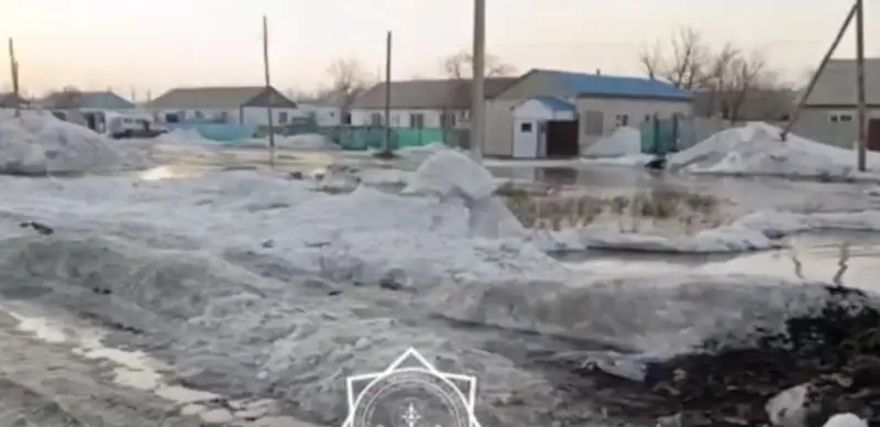 Села близ Аркалыка снова топит талыми водами