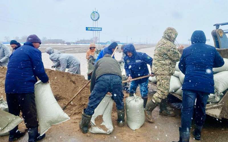 жолдарды су шайып кеткен