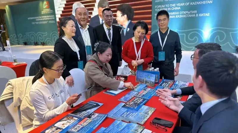 哈萨克斯坦乒乓球联合会在华推介体育旅游方案
