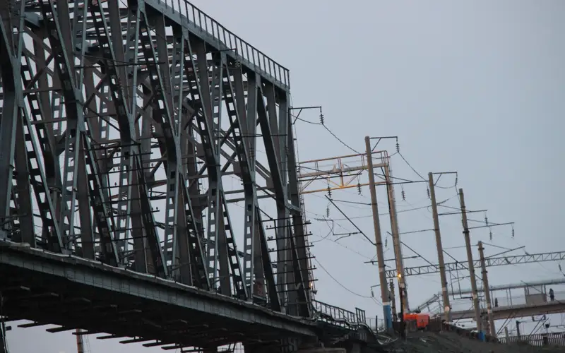 Железнодорожный мост через Иртыш, Павлодар  