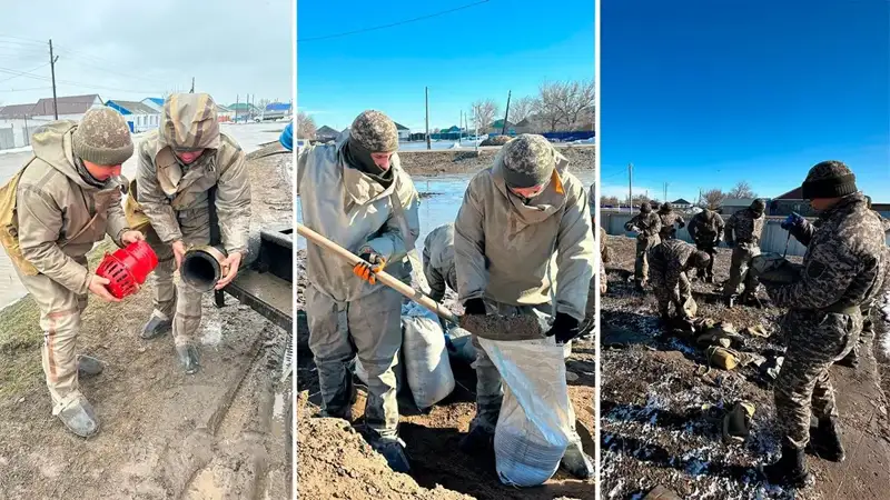 Около тысячи человек борются с паводком в ЗКО