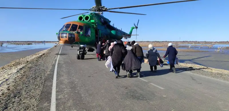 эвакуация населения в Актюбинской области