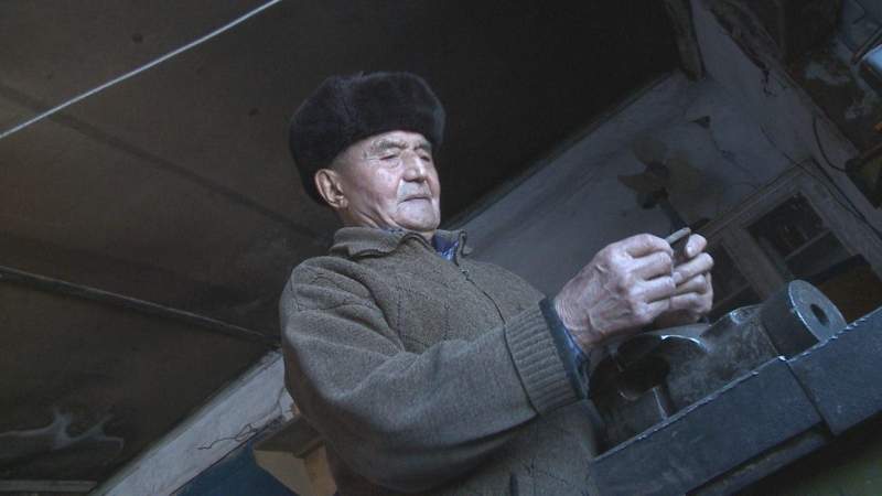 85-летний Толеубай Ибраев из Улытау