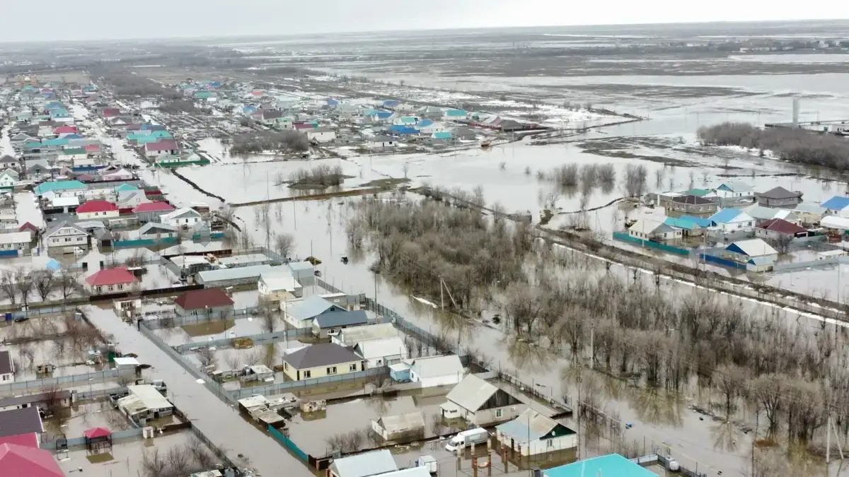 В селе Подстепное в ЗКО ведут подсчет подтопленных домов