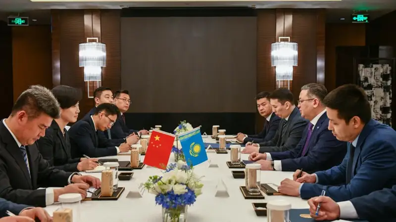 哈国外长会见中国企业高层