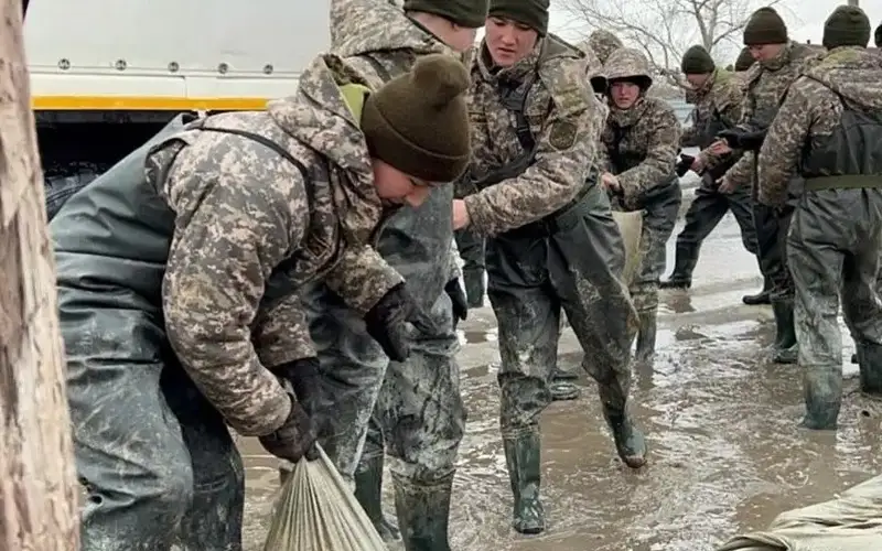 Floods hit Kazakhstan 