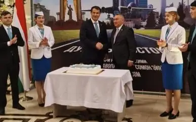 Состоялось торжественное открытие авиарейса Душанбе – Астана
